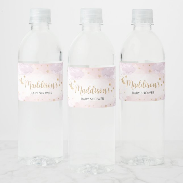 Étiquette Pour Bouteilles D'eau Fête de Bébé Twinkle Little Star (Bouteilles)
