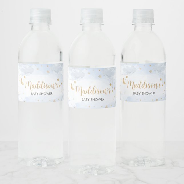 Étiquette Pour Bouteilles D'eau Fête de Bébé Twinkle Little Star (Bouteilles)