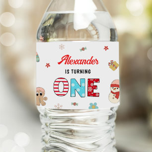 Étiquette Pour Bouteilles D'eau Fête de Noël d'hiver des Kidsmas