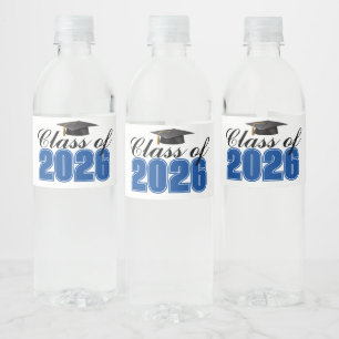 Étiquette Pour Bouteilles D'eau Fête de remise des diplômes de la promotion 2026 d