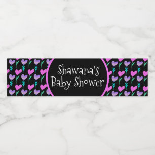 Étiquette Pour Bouteilles D'eau Fête des cœurs Saint-Valentin Baby Shower  