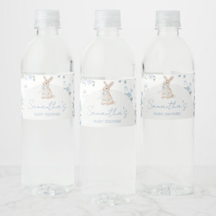 Étiquette Pour Bouteilles D'eau Garçon Un Baby shower De Lapin