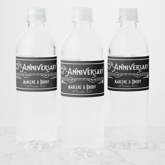 Etiquette Pour Bouteilles D Eau Gatsby Art Deco Mariage Du 25e Anniversaire D Arge Zazzle Fr Etiquette Pour Bouteilles D Eau Gatsby Art Deco Mariage Du 25e Anniversaire D Arge Zazzle Fr