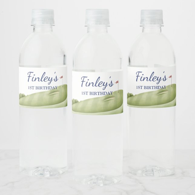 Étiquette Pour Bouteilles D'eau Golf Par-Tee Troue d'un Coup (Bouteilles)