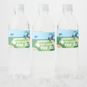 Étiquette Pour Bouteilles D'eau Golf Parc-Tee Trou en un garçon Anniversaire Golf