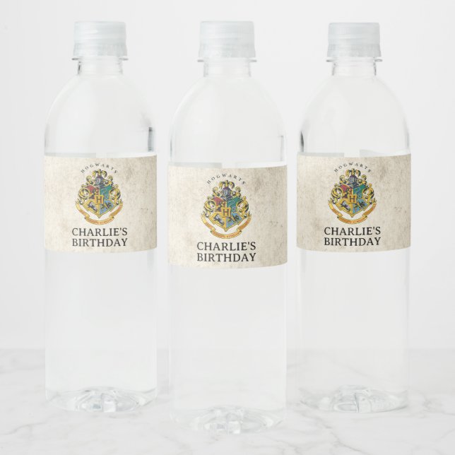 Étiquette Pour Bouteilles D'eau Harry Potter | Anniversaire de Poudlard (Bouteilles)