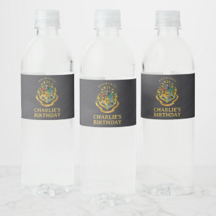 Étiquette Pour Bouteilles D'eau Harry Potter Cimier de Poudlard Chalkboard Anniv