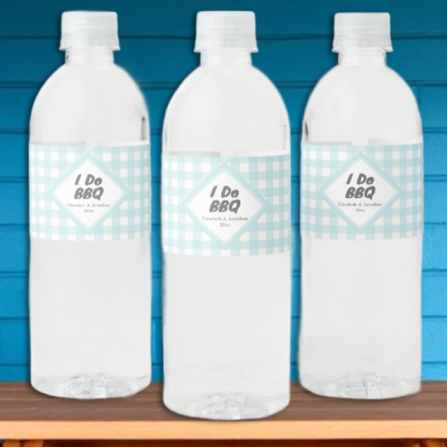 Étiquette Pour Bouteilles D'eau Je fais du BBQ (Créateur téléchargé)