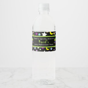 Étiquette Pour Bouteilles D'eau Jote Monster Boy Halloween Costume Party