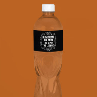 Étiquette Pour Bouteilles D'eau Journée des mères personnalisées