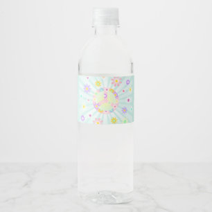 Étiquette Pour Bouteilles D'eau Joyeux Anniversaire Groovy Fille