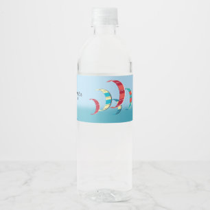 Étiquette Pour Bouteilles D'eau Kite Surf