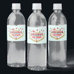 Étiquette Pour Bouteilles D'eau Las Vegas Engaged Celebration Couple<br><div class="desc">Célébrez votre fiançailles à Las Vegas avec vos amis et votre famille. Obtenez des milliers de compliments sur ce design. Associez-vous à votre Couple et créez des moments inoubliables à Las Vegas,  Nevada.</div>