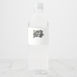 Étiquette Pour Bouteilles D'eau Lit Classic Creative Décontracté
