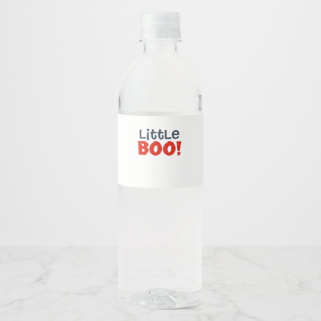 Étiquette Pour Bouteilles D'eau Little Boo Creative Décontracté (Devant)