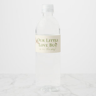 Étiquette Pour Bouteilles D'eau Little Love Baby shower Bug