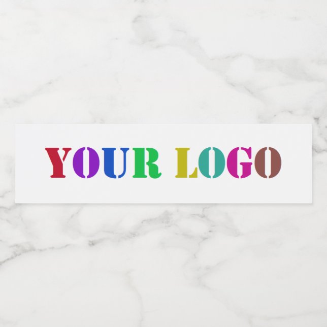 Étiquette Pour Bouteilles D'eau Logo Personnalisé Votre Entreprise Promotionnel Pe (Étiquettes simples)