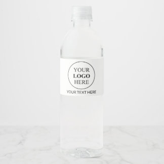 Étiquette Pour Bouteilles D'eau Logo promotionnel personnalisé - Pas de commande m