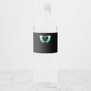 Étiquette Pour Bouteilles D'eau Mains de squelette, Coeur, Costume d'Halloween de