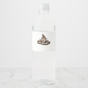 Étiquette Pour Bouteilles D'eau Manger Boire Et Être Sorcière Effrayante Cadeau De