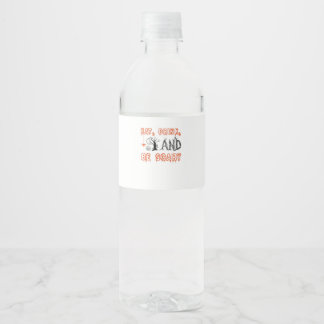 Étiquette Pour Bouteilles D'eau Mangez Boire Et Faites Peur Art D'Halloween