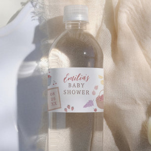 Étiquette Pour Bouteilles D'eau Marché de bébé de la ferme locale pour bébé Shower