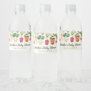 Étiquette Pour Bouteilles D'eau Marché de producteurs de bébé Couples Shower local