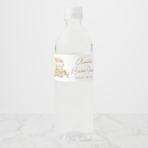 Étiquette Pour Bouteilles D'eau Marché Floral de Printemps Love In Bloom Enterreme