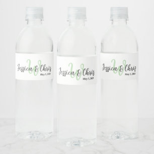 Étiquette Pour Bouteilles D'eau Mariage Étiquette à bouteille d'eau 003