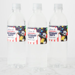 Étiquette Pour Bouteilles D'eau Merci de l'ours polaire du cirque