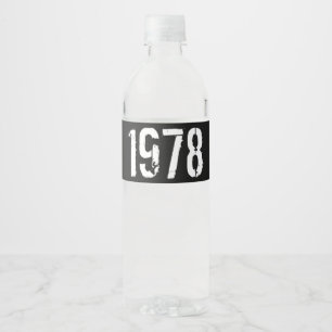 Étiquette Pour Bouteilles D'eau Né en 1978 Anniversaire