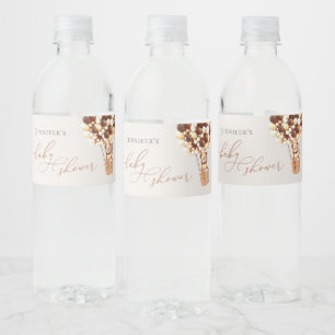Étiquette Pour Bouteilles D'eau On Peut Attendre ! Étiquette de bouteille d'eau ba