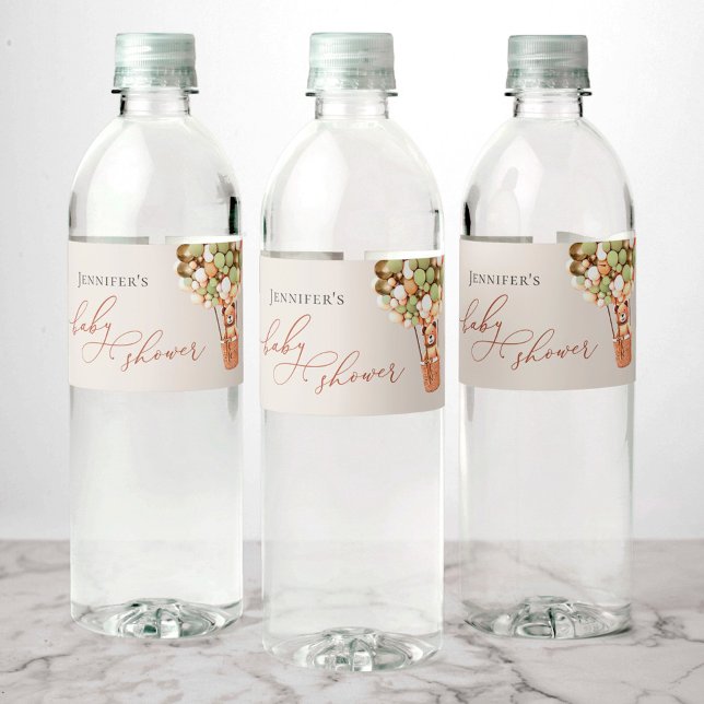 Étiquette Pour Bouteilles D'eau On Peut Attendre ! Étiquette de bouteille d'eau ba (Créateur téléchargé)