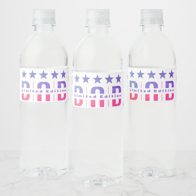 Étiquette Pour Bouteilles D'eau Papa Limited Edition (Bouteilles)