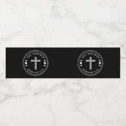 Étiquette Pour Bouteilles D'eau Pas honteux de l'Evangile Verse chrétien