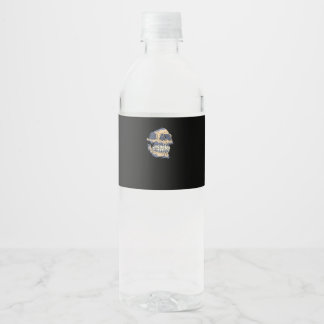Étiquette Pour Bouteilles D'eau Peekaboo Crâne mortel