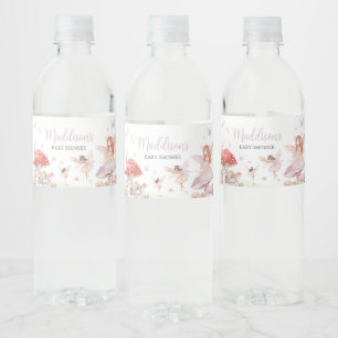 Étiquette Pour Bouteilles D'eau Petit Baby shower Whimsical Fairy