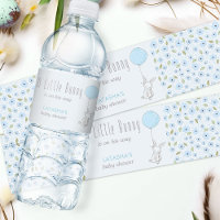 Petit Bunny Blue Flower Baby shower garçon