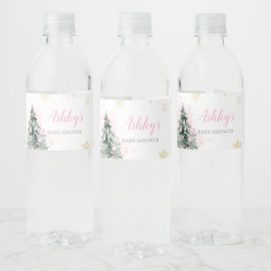 Étiquette Pour Bouteilles D'eau Petit paquet de joies Noël