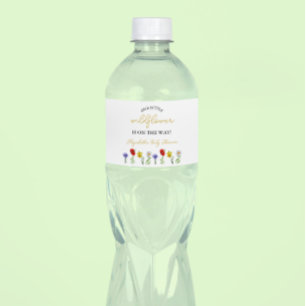 Étiquette Pour Bouteilles D'eau Petite Fleur Sauvage Baby Shower