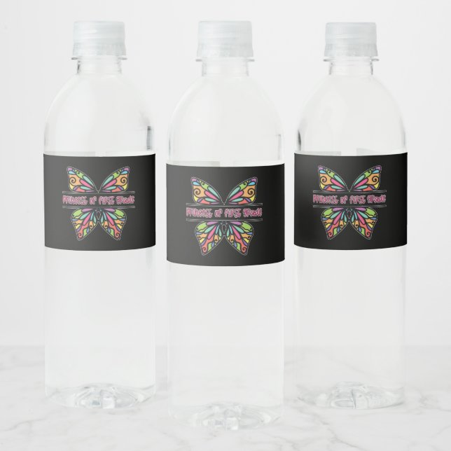 Étiquette Pour Bouteilles D'eau Princesse De Première Classe (Bouteilles)