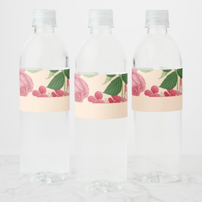Étiquette Pour Bouteilles D'eau printemps (Bouteilles)