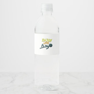 Étiquette Pour Bouteilles D'eau Profitez de la vie