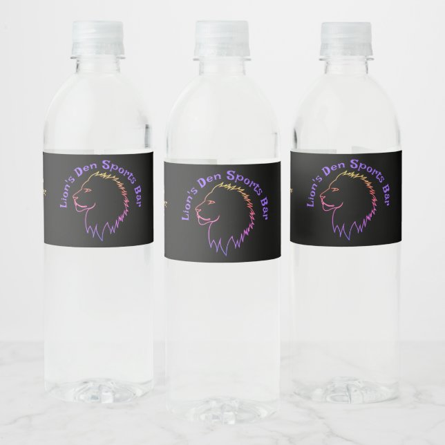 Étiquette Pour Bouteilles D'eau Promotion commerciale (Bouteilles)