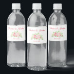Étiquette Pour Bouteilles D'eau Rustic Blush Peach Boho Roses mariage élégant<br><div class="desc">Un design délicat et sophistiqué,  avec des roses de pêche et de rougeurs douces et des éléments boho rustiques. Parfait pour créer une atmosphère romantique et fantaisiste pour votre papeterie mariage,  décorations,  ou vos cadeaux. Cet élégant arrangement floral allie charme bohème et beauté intemporelle.</div>