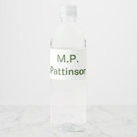 Simple vert minimal ajouter votre nom de texte pho