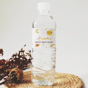 Étiquette Pour Bouteilles D'eau Sunshine Premier voyage Étiquette bouteille d'eau