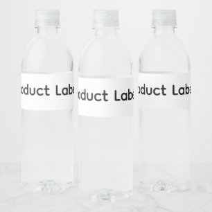 Étiquette Pour Bouteilles D'eau Supprimer ce texte et ajouter votre propre concept