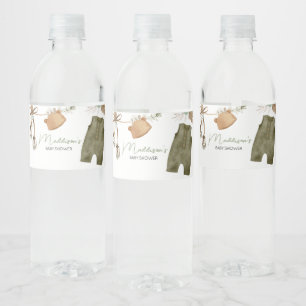 Étiquette Pour Bouteilles D'eau Sweet Baby Boy Boho Vêtements Baby shower