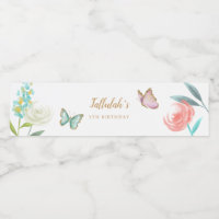 Sweet Butterfly Garden Girl Fête d'anniversaire